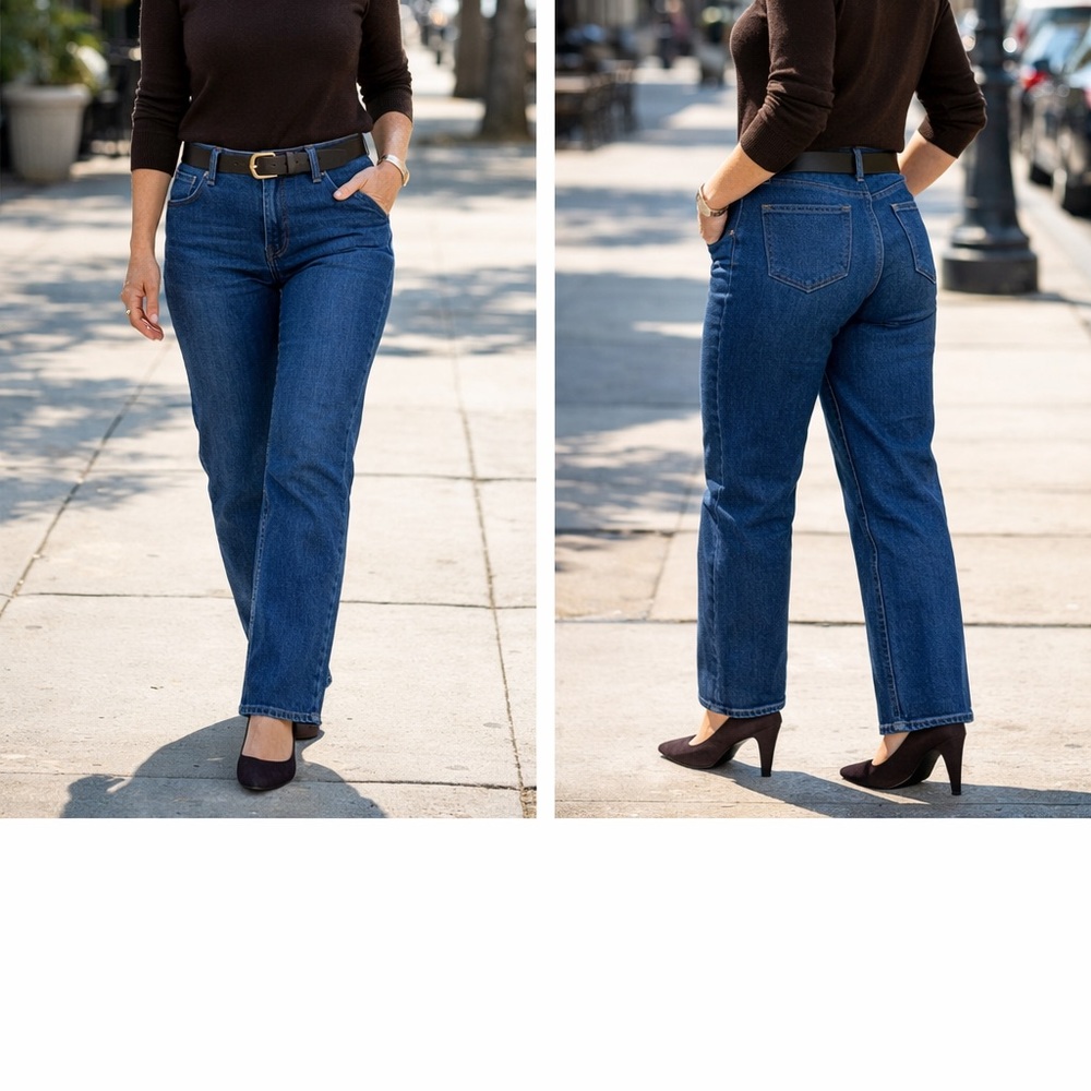 Joe's Jeans Women's Straight Leg in Deep Blue